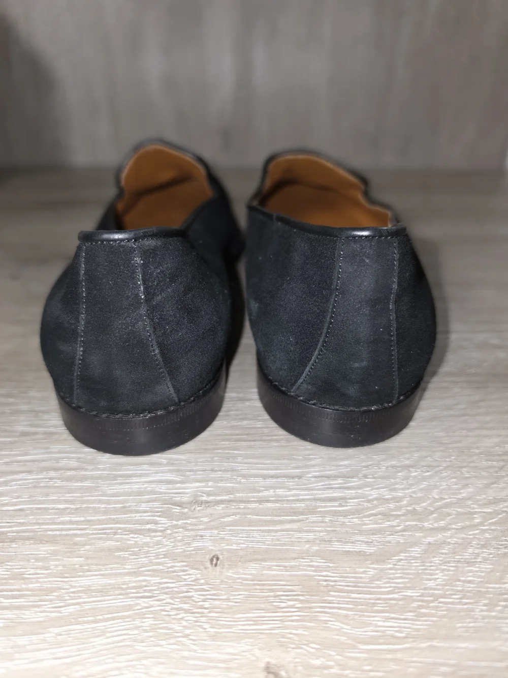 Vintage Salvatore Ferragamo Sport Black Suede Slip-On Loafers 9B